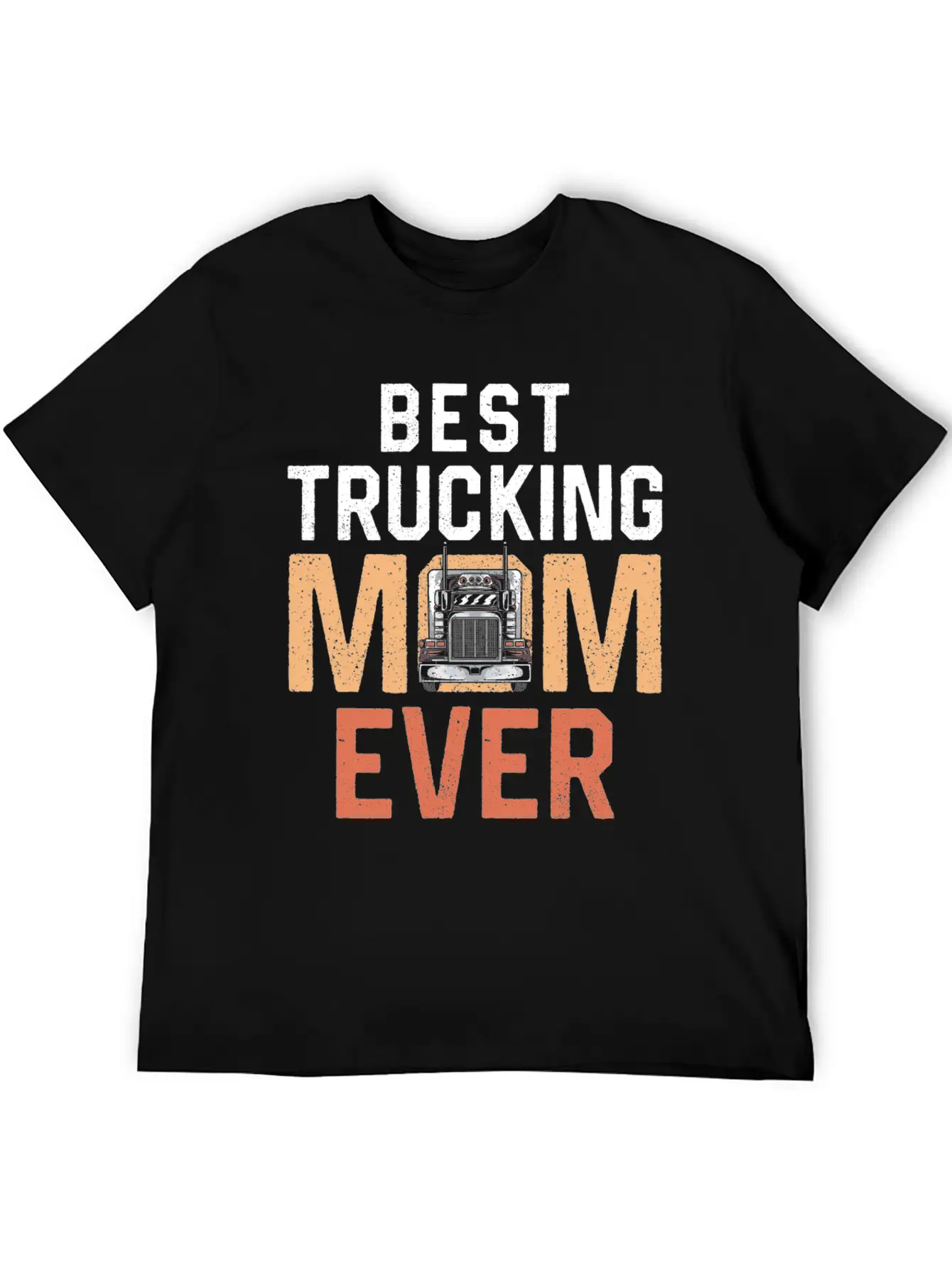 Trucker Truck Driver Mom Mother Timeless Short Sleeve Tee – Comfy And Minimalist Design
