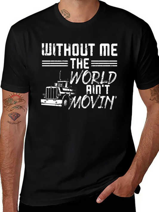 Trucker Truck Driver Vintage Comfortable Minimalist Graphic Tee – Summer Style Essential