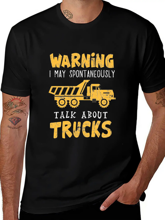 Trucks Heavy Construction Vehicles Kids Sand Gift Unisex Casual T-Shirt – Clean Design For Daily Comfort