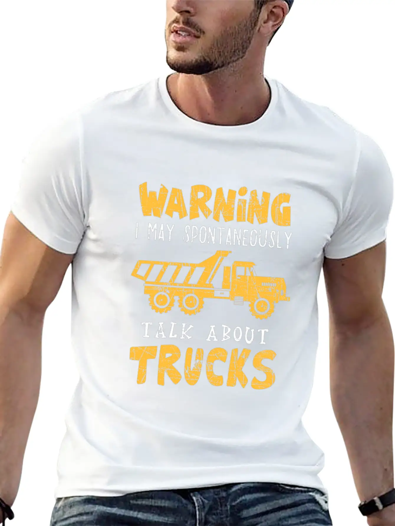 Trucks Heavy Construction Vehicles Kids Sand Gift Unisex Casual T-Shirt – Clean Design For Daily Comfort