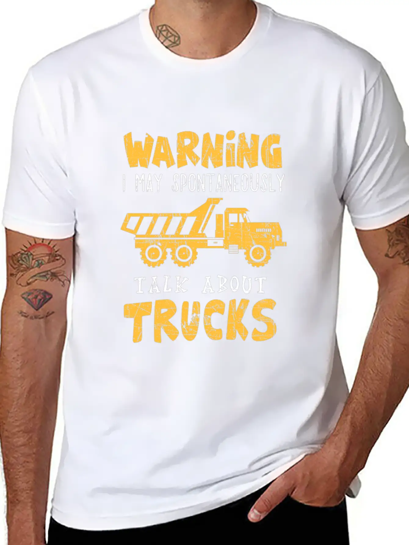 Trucks Heavy Construction Vehicles Kids Sand Gift Unisex Casual T-Shirt – Clean Design For Daily Comfort