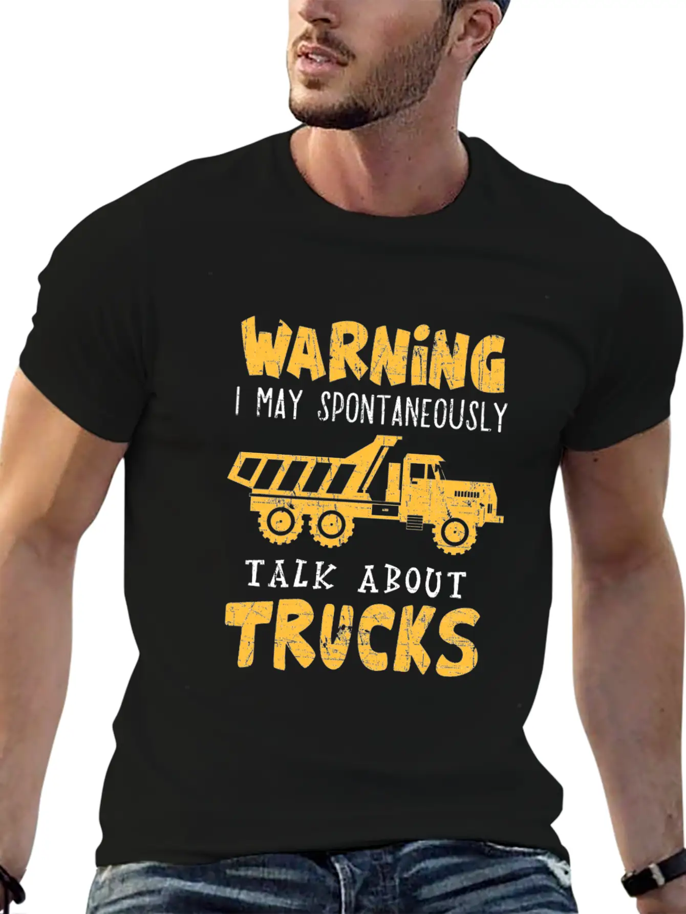 Trucks Heavy Construction Vehicles Kids Sand Gift Unisex Casual T-Shirt – Clean Design For Daily Comfort