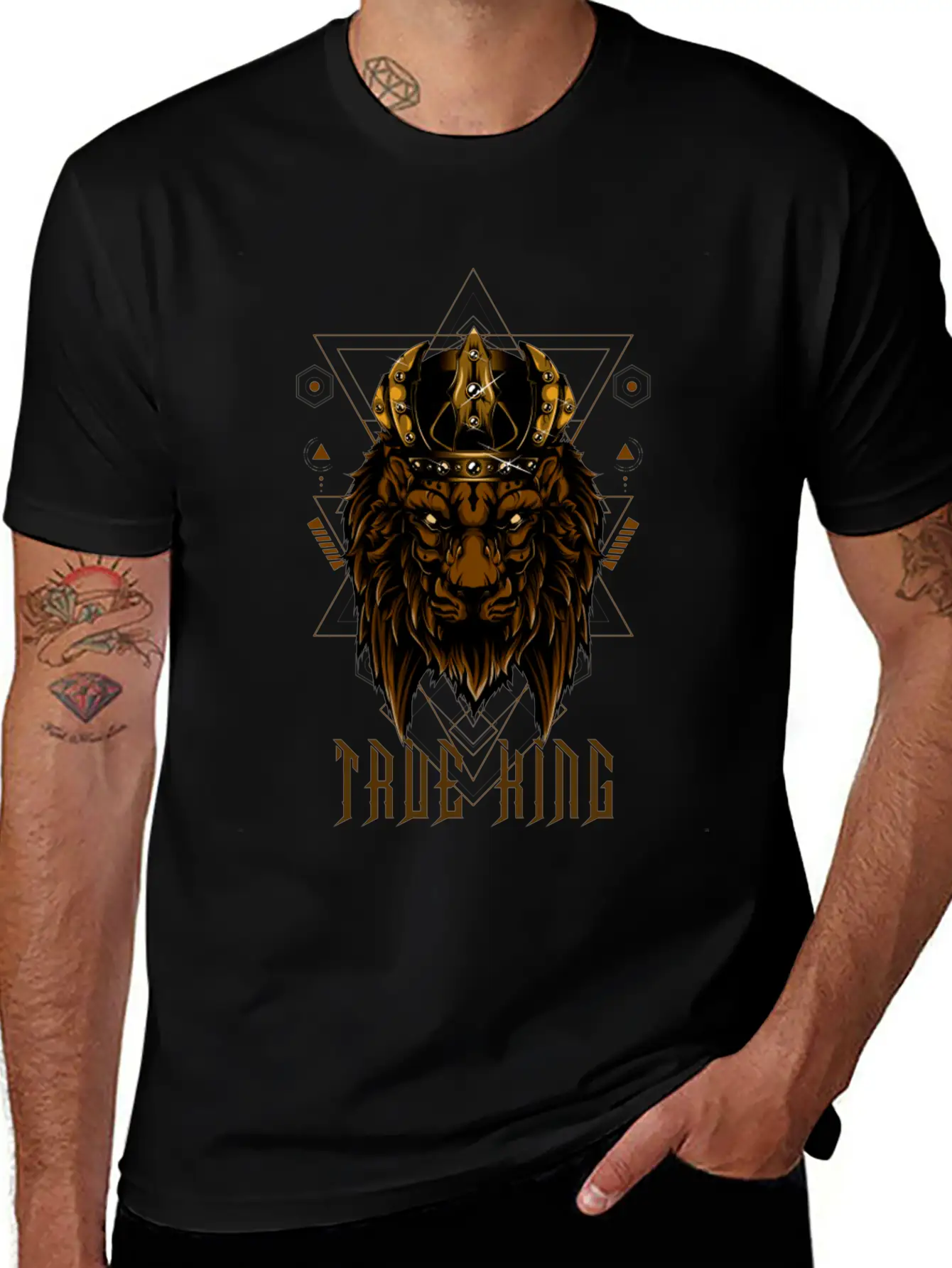 True King Unisex Short Sleeve Soft Cotton T-Shirt – Casual Everyday Wear