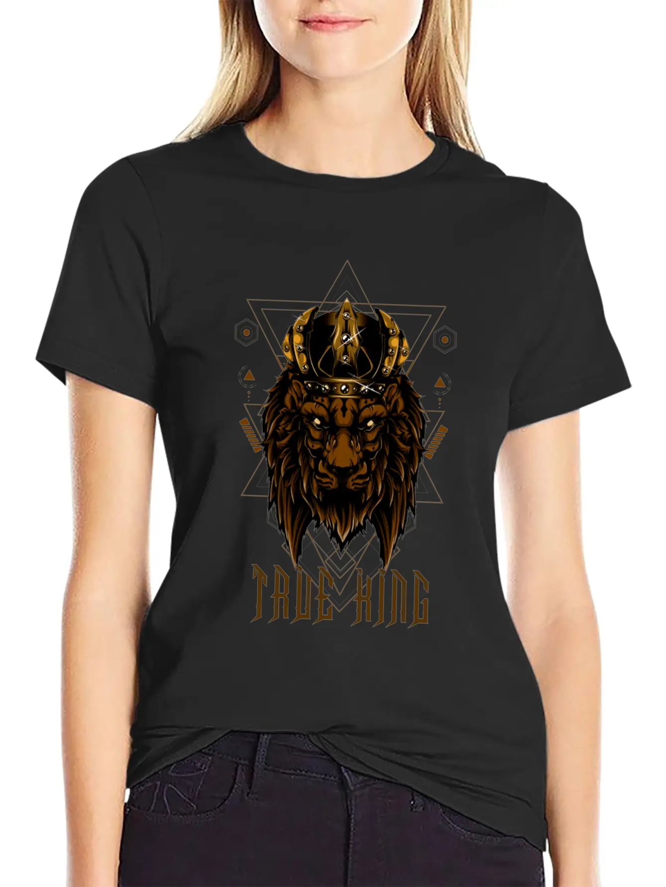 True King Unisex Short Sleeve Soft Cotton T-Shirt – Casual Everyday Wear