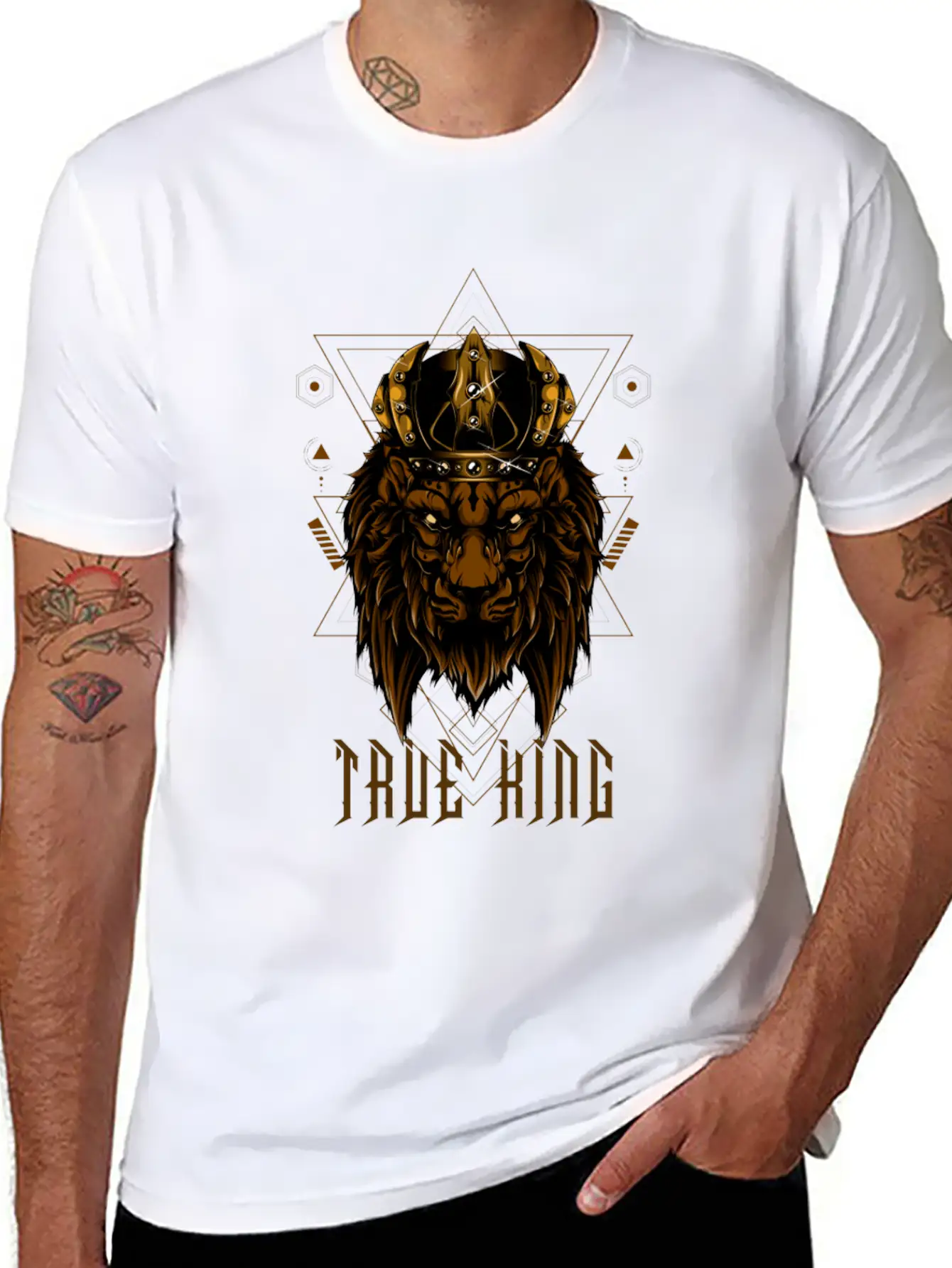 True King Unisex Short Sleeve Soft Cotton T-Shirt – Casual Everyday Wear