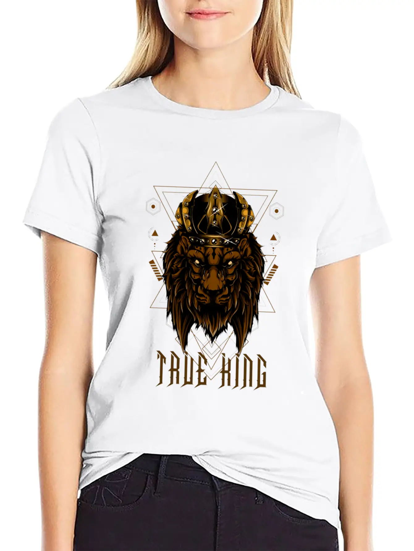 True King Unisex Short Sleeve Soft Cotton T-Shirt – Casual Everyday Wear