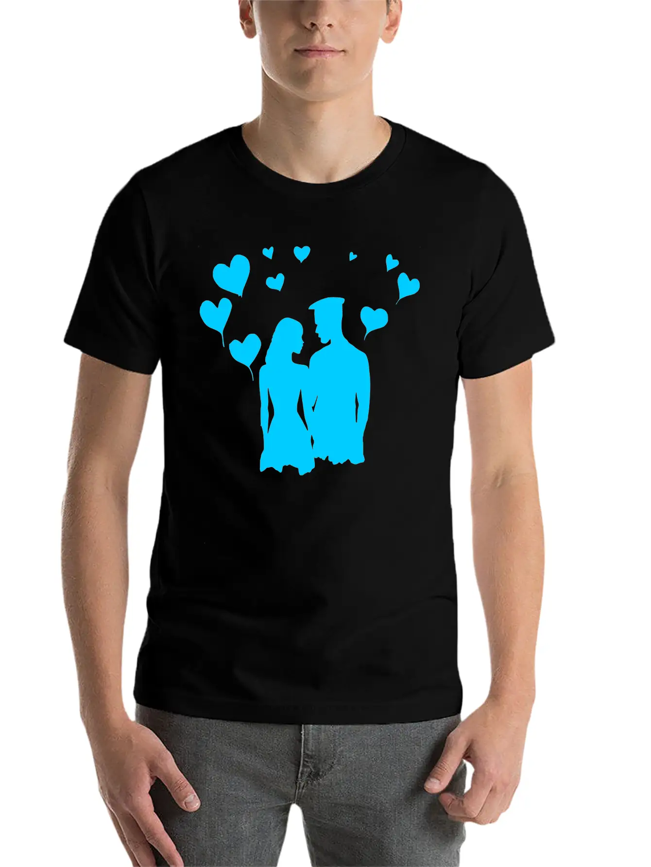 True Love - Parting Is Such Sweet Sorrow Vector Timeless Short Sleeve Tee – Comfy And Minimalist Design