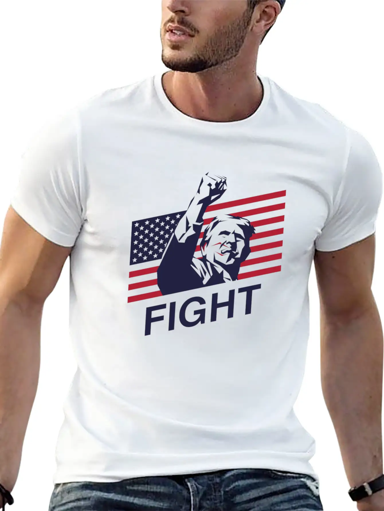 Trump: The Patriot's Fight Timeless Short Sleeve Tee – Comfy And Minimalist Design