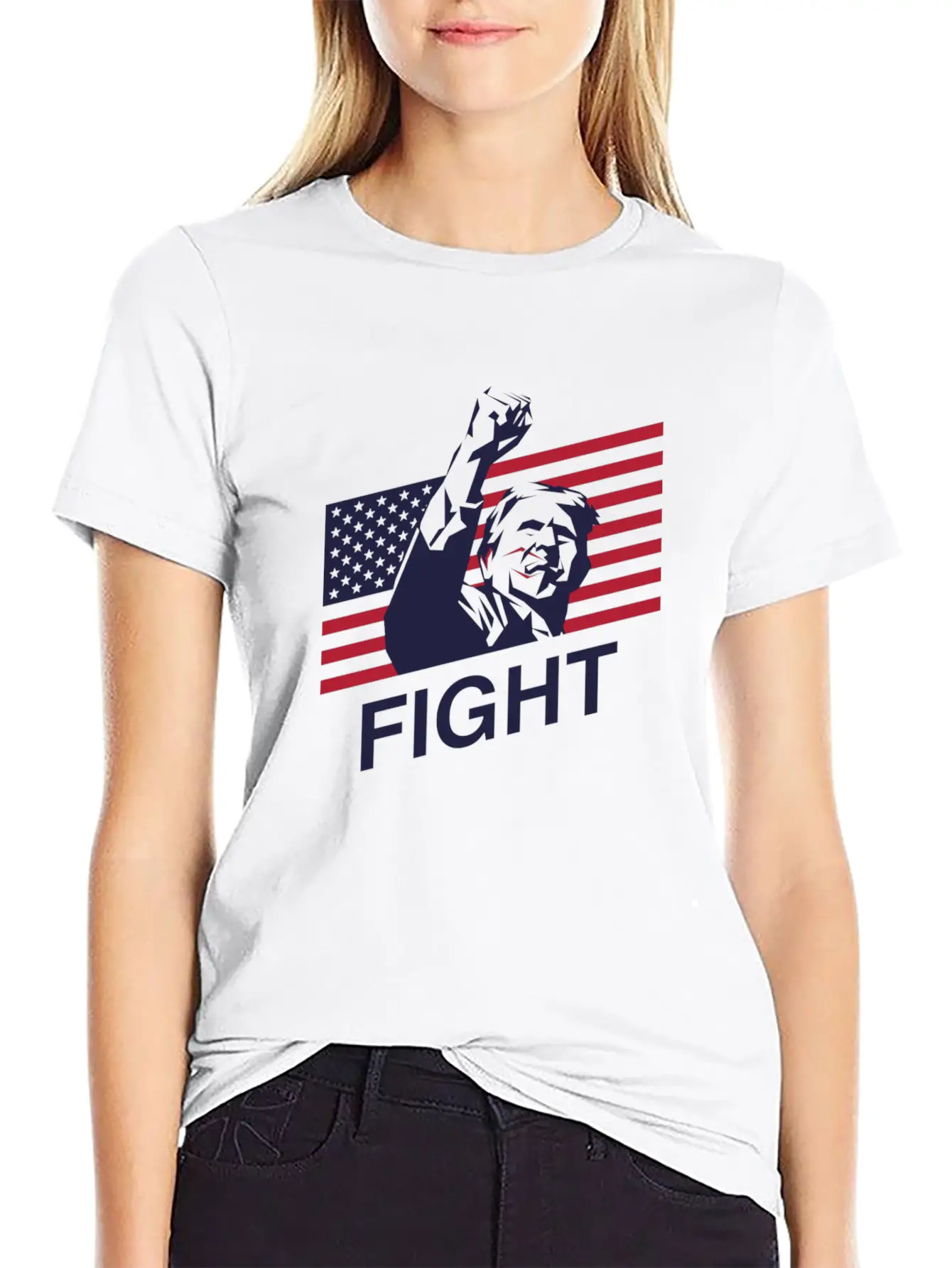 Trump: The Patriot's Fight Timeless Short Sleeve Tee – Comfy And Minimalist Design