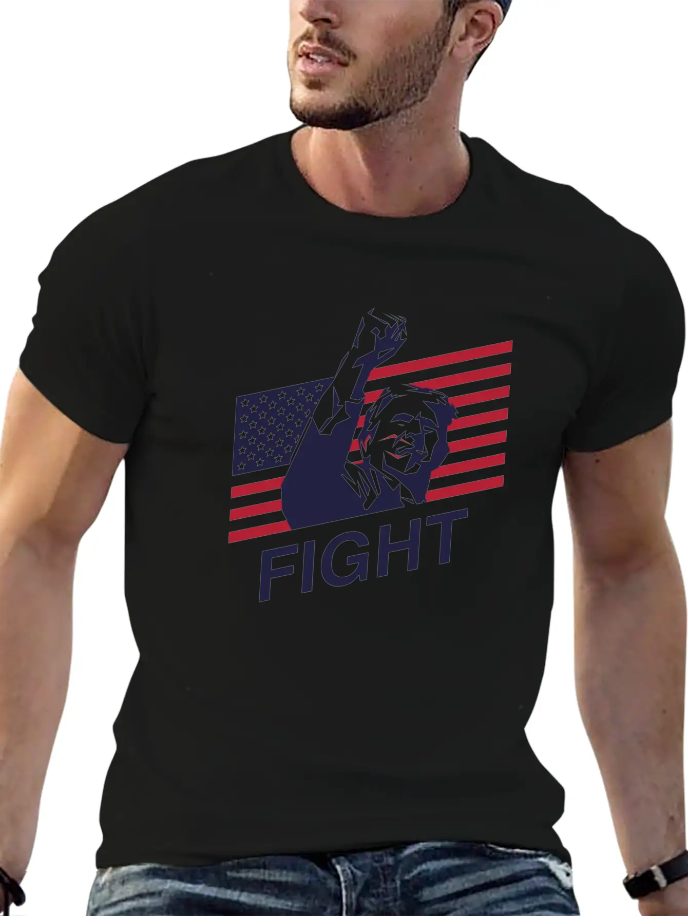 Trump: The Patriot's Fight Timeless Short Sleeve Tee – Comfy And Minimalist Design