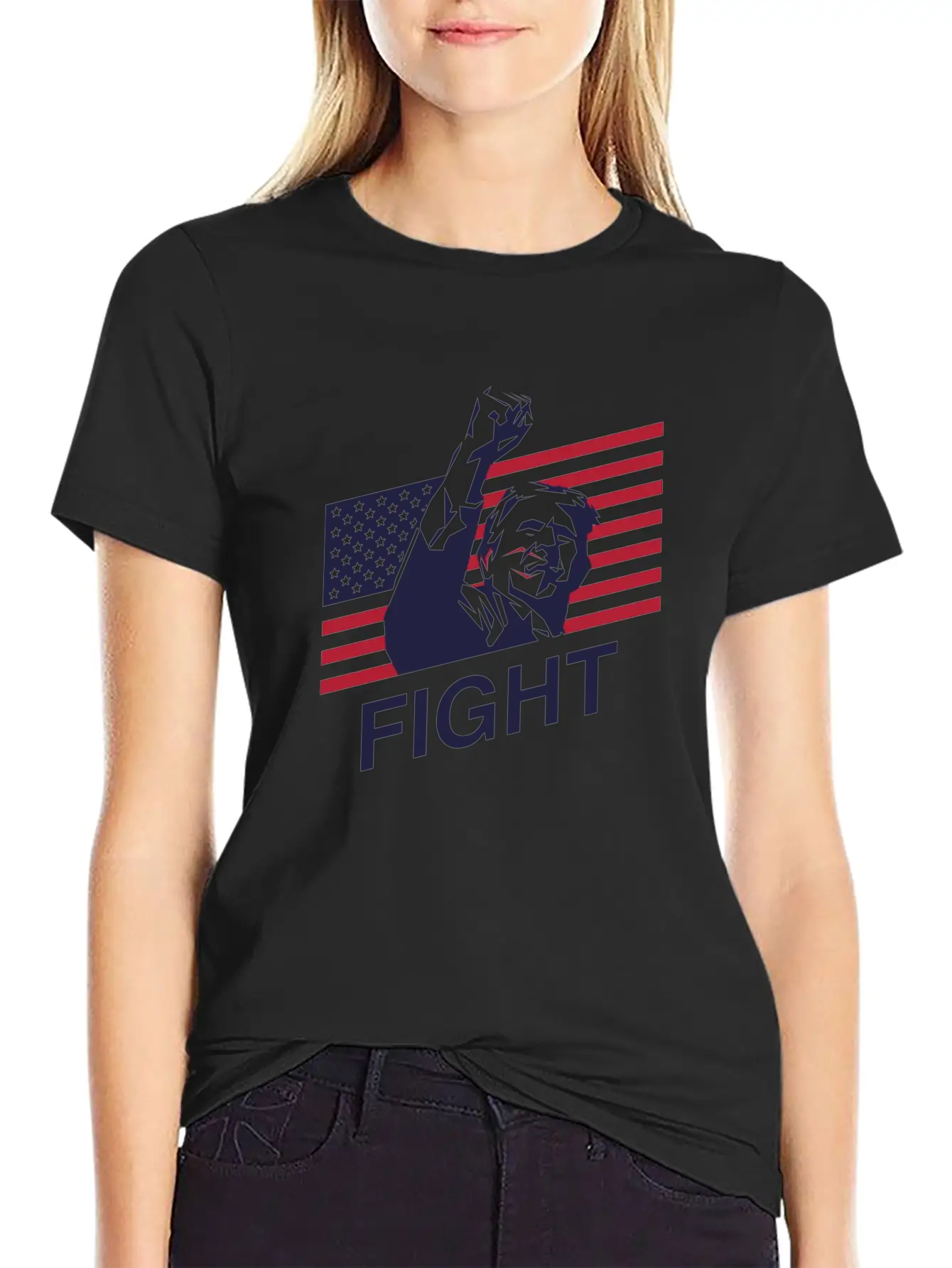 Trump: The Patriot's Fight Timeless Short Sleeve Tee – Comfy And Minimalist Design
