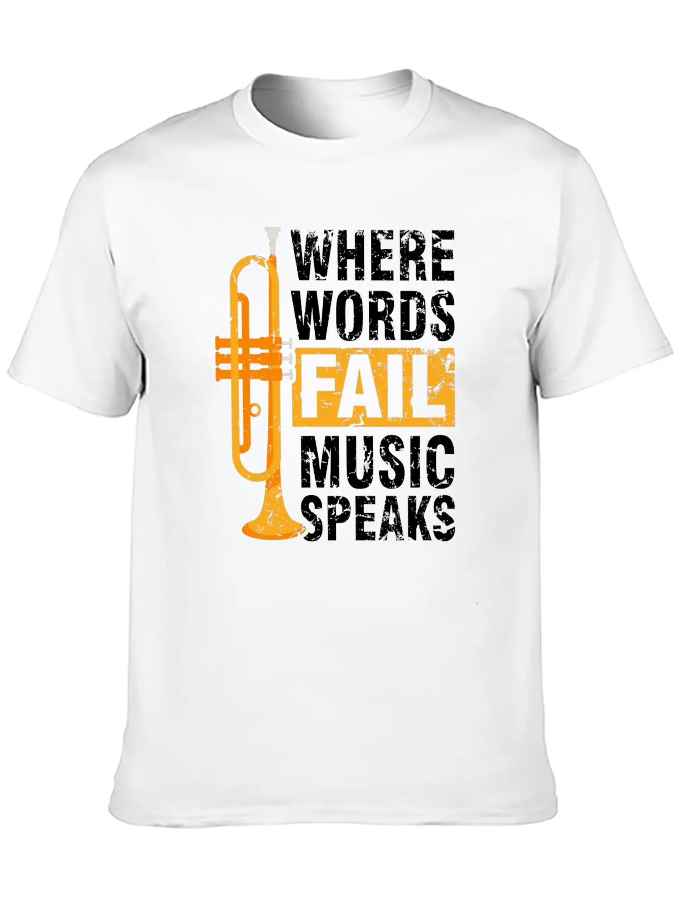Trumpet Brass Band Music Trumpeter Essential Unisex Summer Tee – Soft Cotton Casual Fit