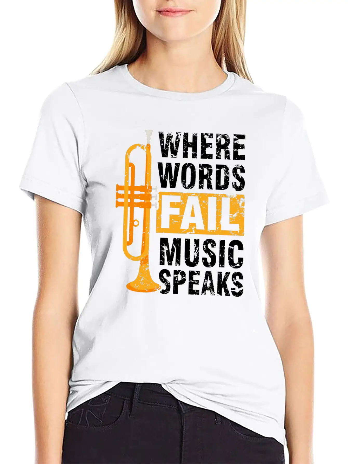 Trumpet Brass Band Music Trumpeter Essential Unisex Summer Tee – Soft Cotton Casual Fit