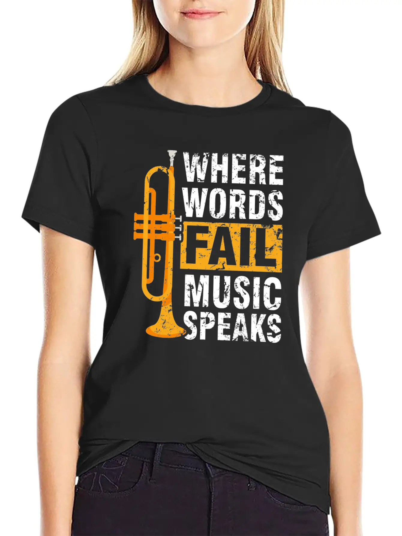 Trumpet Brass Band Music Trumpeter Essential Unisex Summer Tee – Soft Cotton Casual Fit