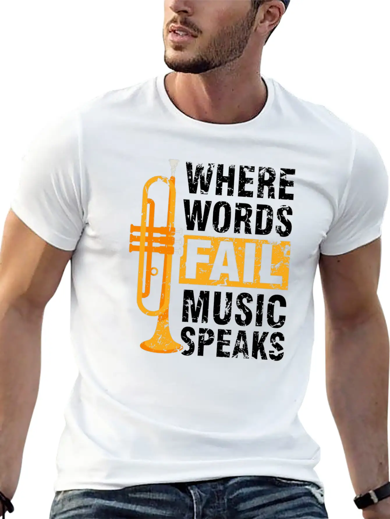 Trumpet Brass Band Music Trumpeter Timeless Short Sleeve Tee – Comfy And Minimalist Design