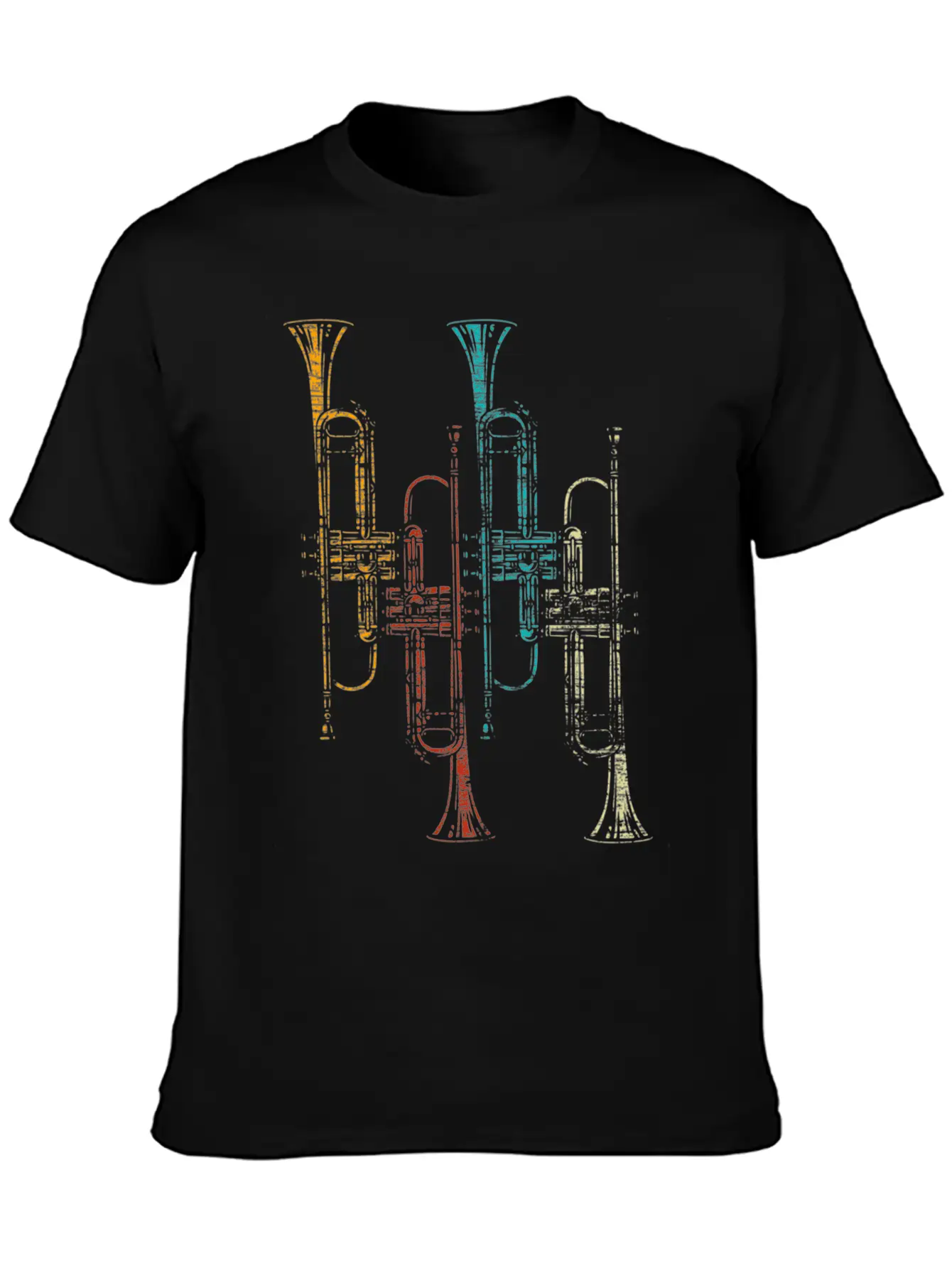 Trumpet Comfortable Minimalist Graphic Tee – Summer Style Essential