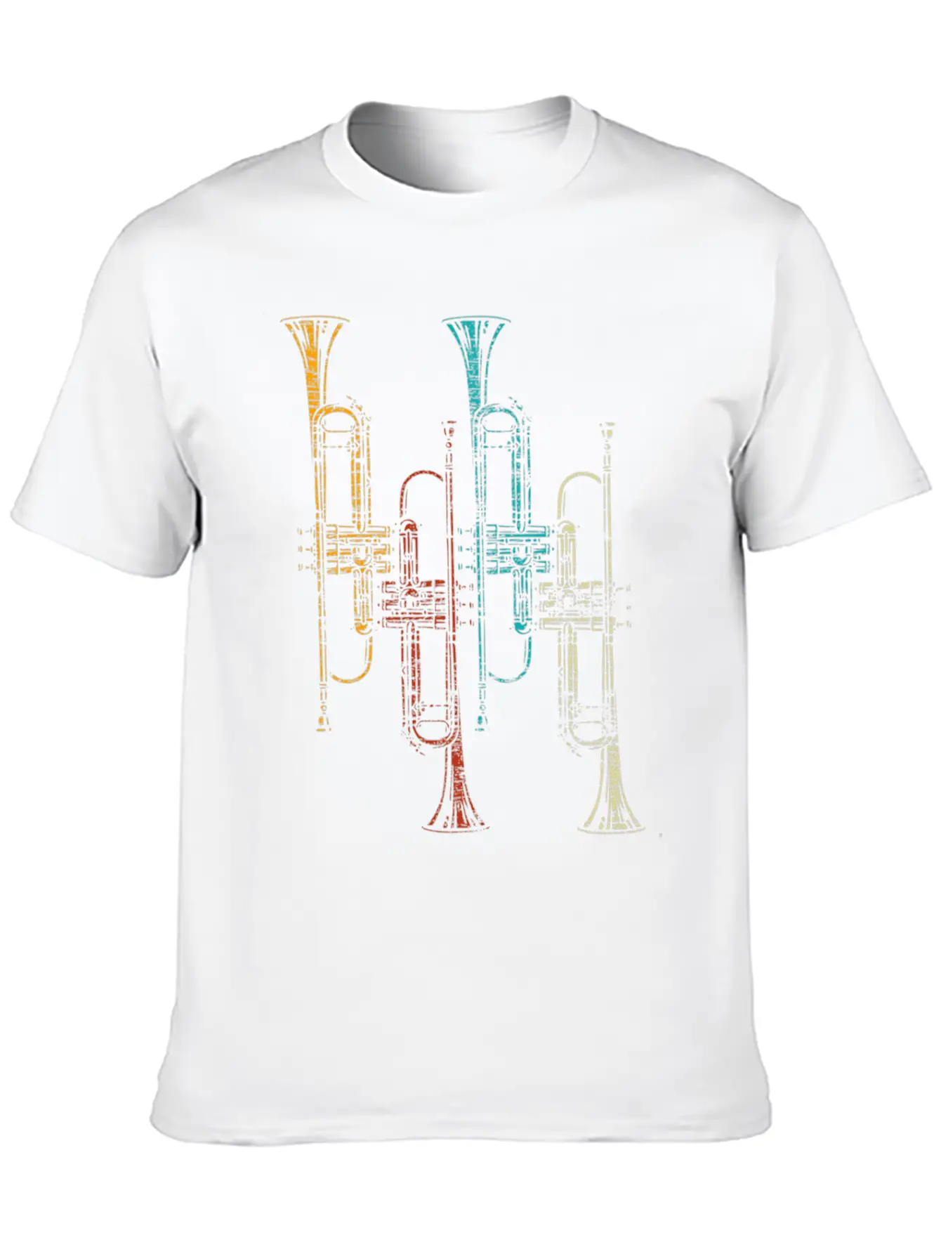 Trumpet Comfortable Minimalist Graphic Tee – Summer Style Essential