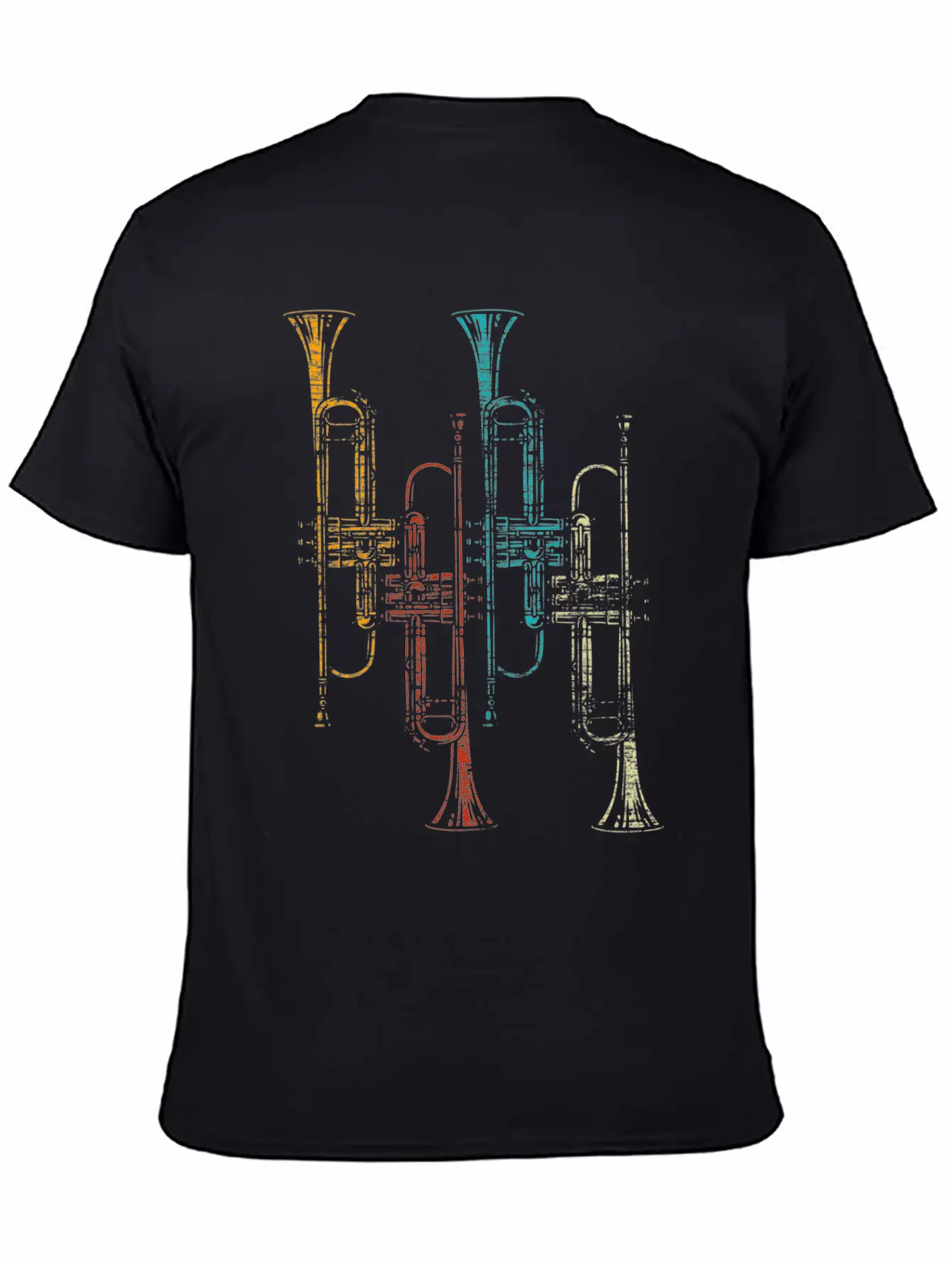 Trumpet Comfortable Minimalist Graphic Tee – Summer Style Essential