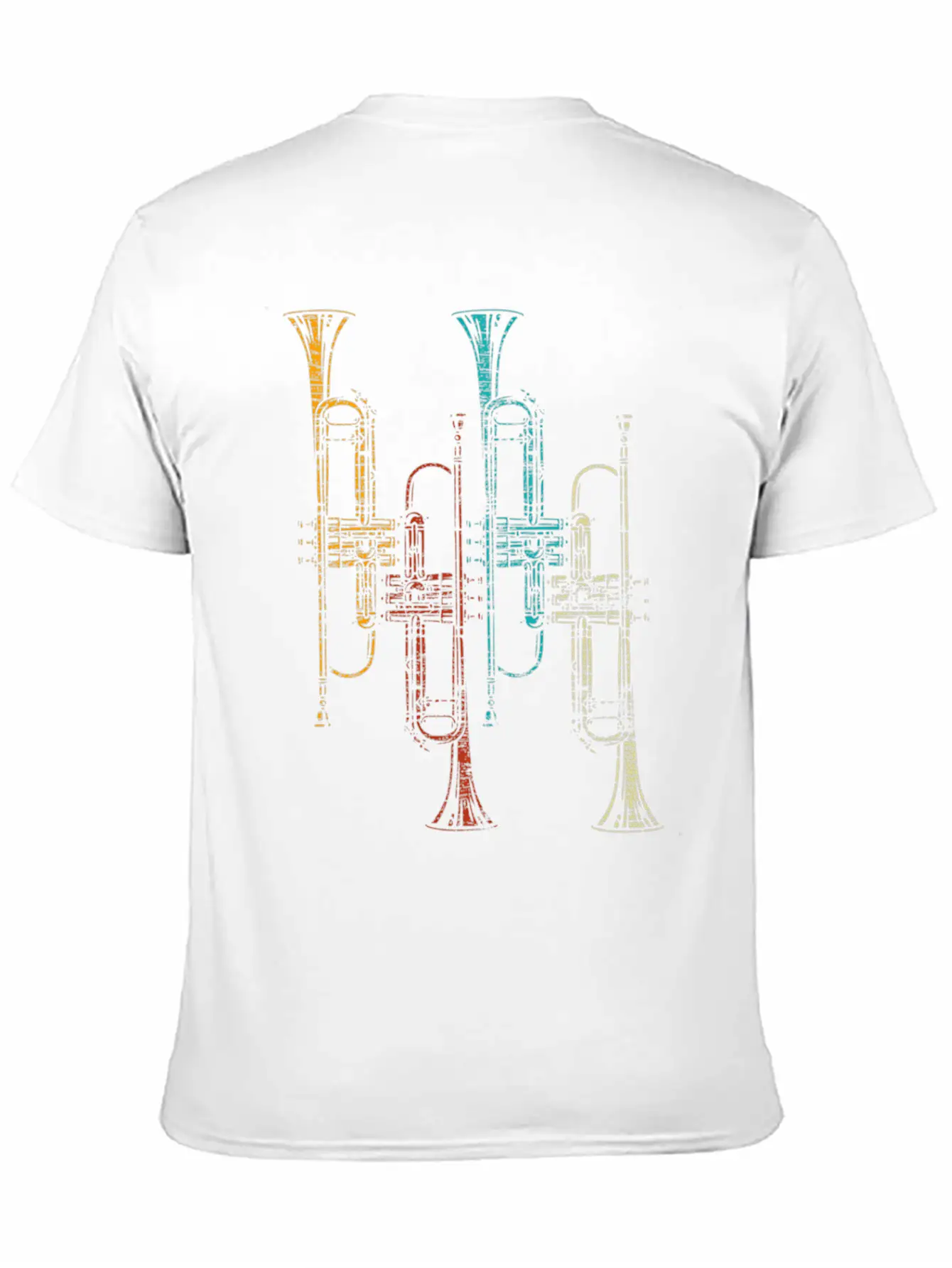 Trumpet Comfortable Minimalist Graphic Tee – Summer Style Essential