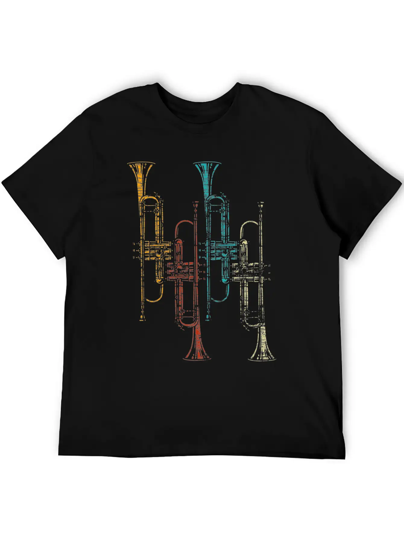 Trumpet Comfortable Minimalist Graphic Tee – Summer Style Essential