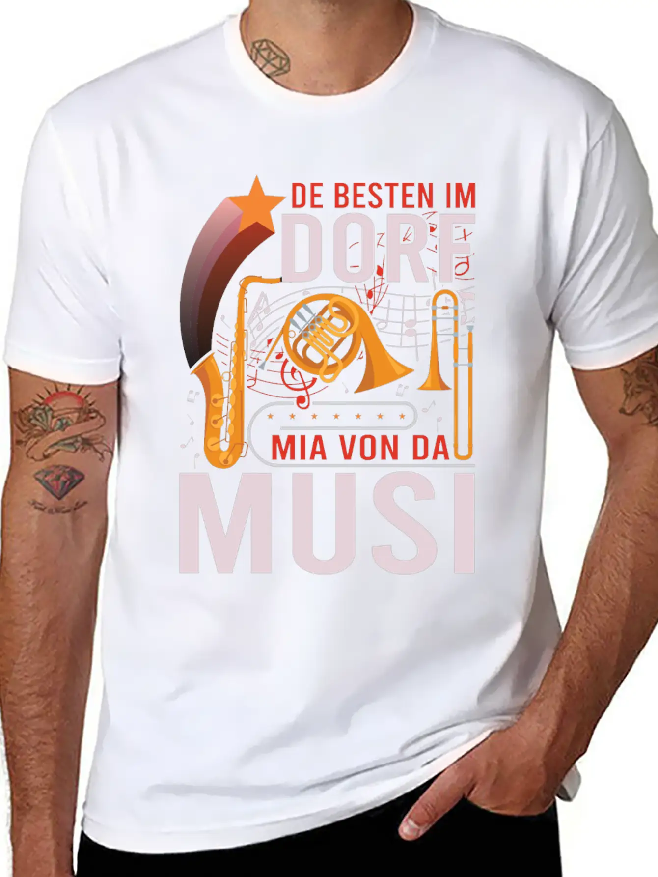 Trumpet Flugelhorn French Horn Tenor Horn Trombone Timeless Short Sleeve Tee – Comfy And Minimalist Design
