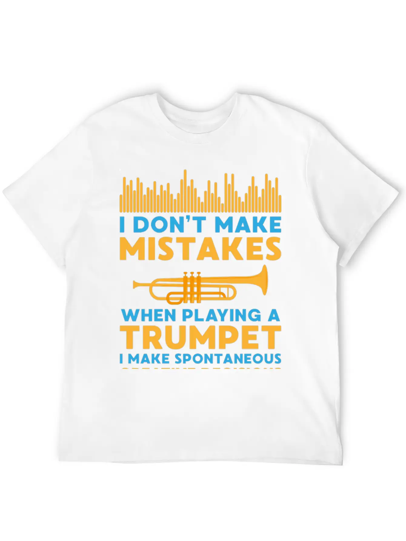 Trumpet Gift Music Raving Concert Party Unisex Short Sleeve Soft Cotton T-Shirt – Casual Everyday Wear