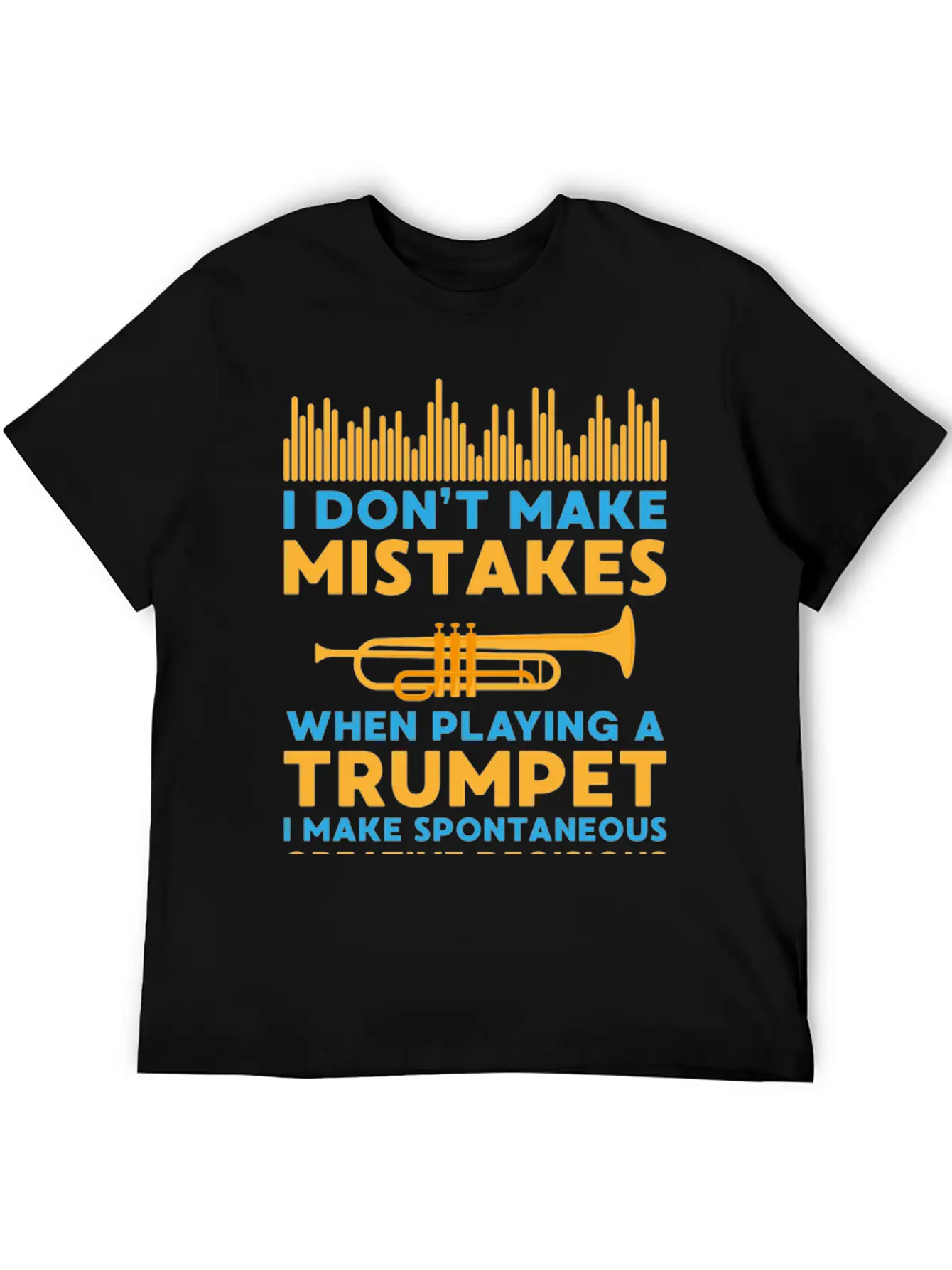 Trumpet Gift Music Raving Concert Party Unisex Short Sleeve Soft Cotton T-Shirt – Casual Everyday Wear