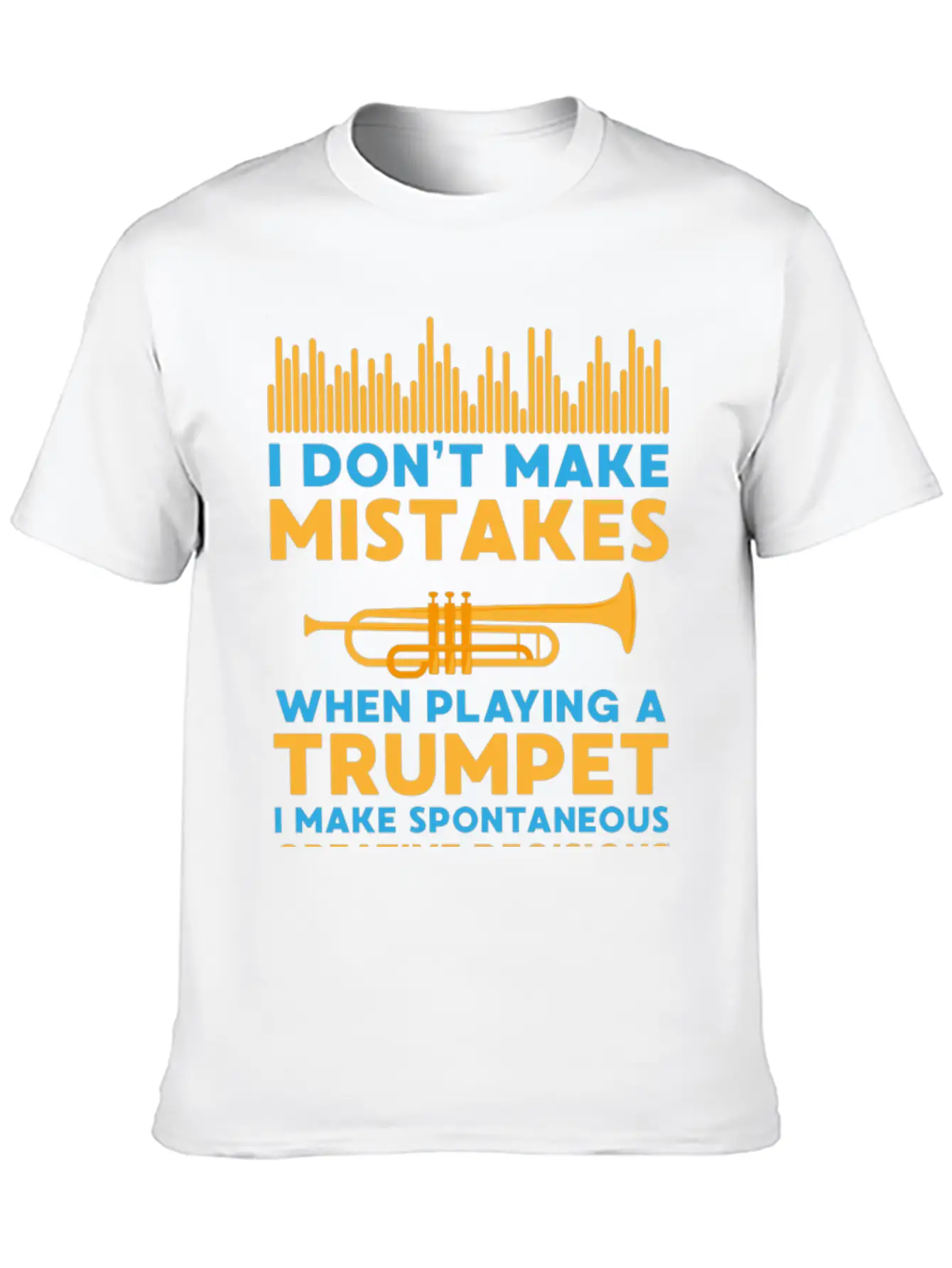 Trumpet Gift Music Raving Concert Party Unisex Short Sleeve Soft Cotton T-Shirt – Casual Everyday Wear