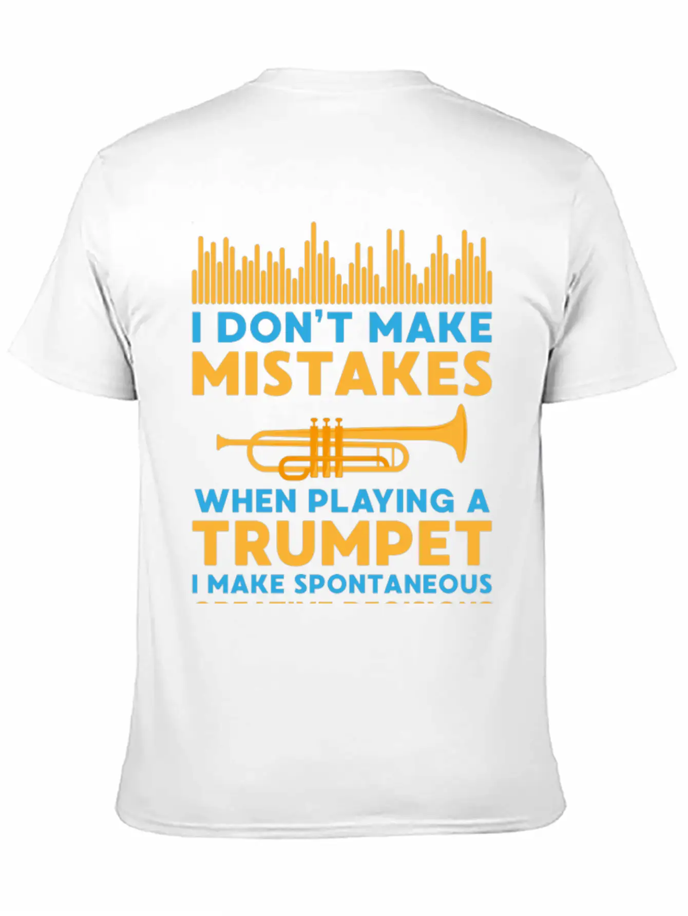 Trumpet Gift Music Raving Concert Party Unisex Short Sleeve Soft Cotton T-Shirt – Casual Everyday Wear