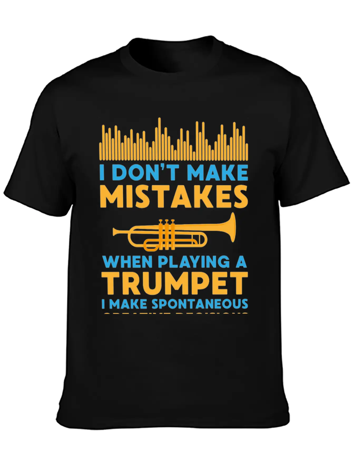 Trumpet Gift Music Raving Concert Party Unisex Short Sleeve Soft Cotton T-Shirt – Casual Everyday Wear