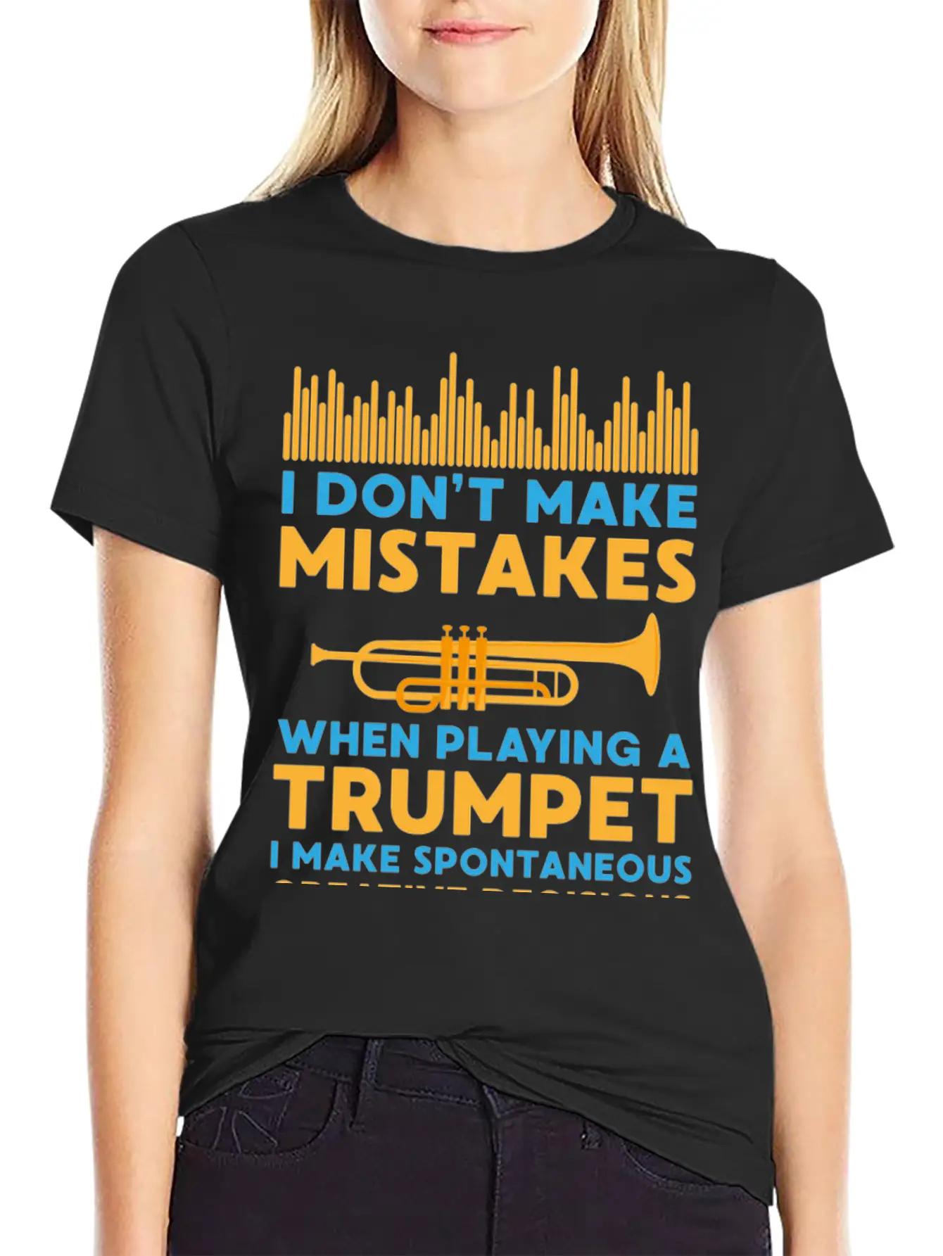 Trumpet Gift Music Raving Concert Party Unisex Short Sleeve Soft Cotton T-Shirt – Casual Everyday Wear