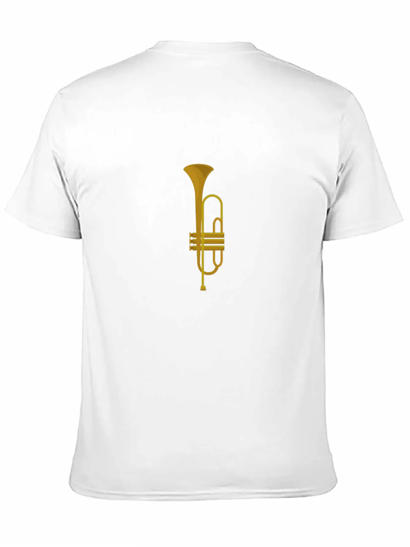 Trumpet Instrument Unisex Short Sleeve Soft Cotton T-Shirt – Casual Everyday Wear