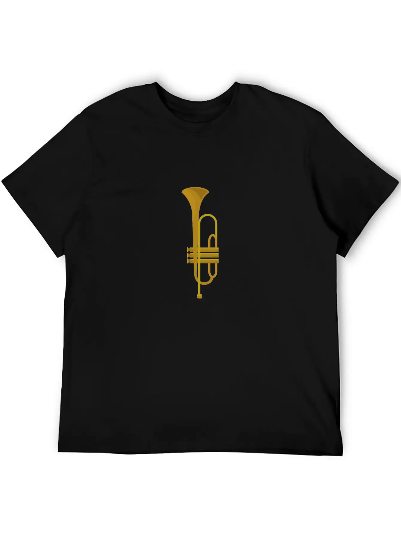Trumpet Instrument Unisex Short Sleeve Soft Cotton T-Shirt – Casual Everyday Wear
