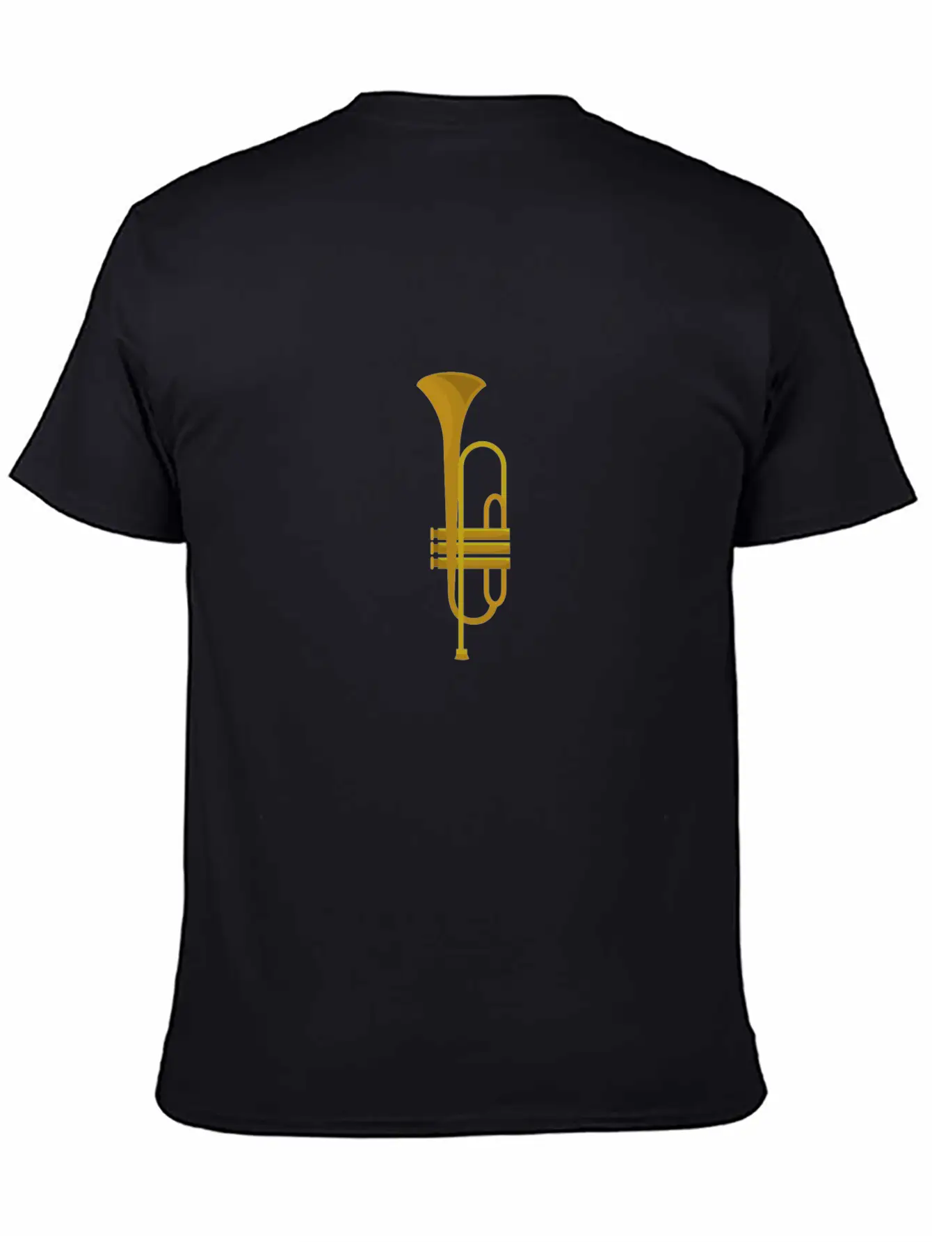 Trumpet Instrument Unisex Short Sleeve Soft Cotton T-Shirt – Casual Everyday Wear