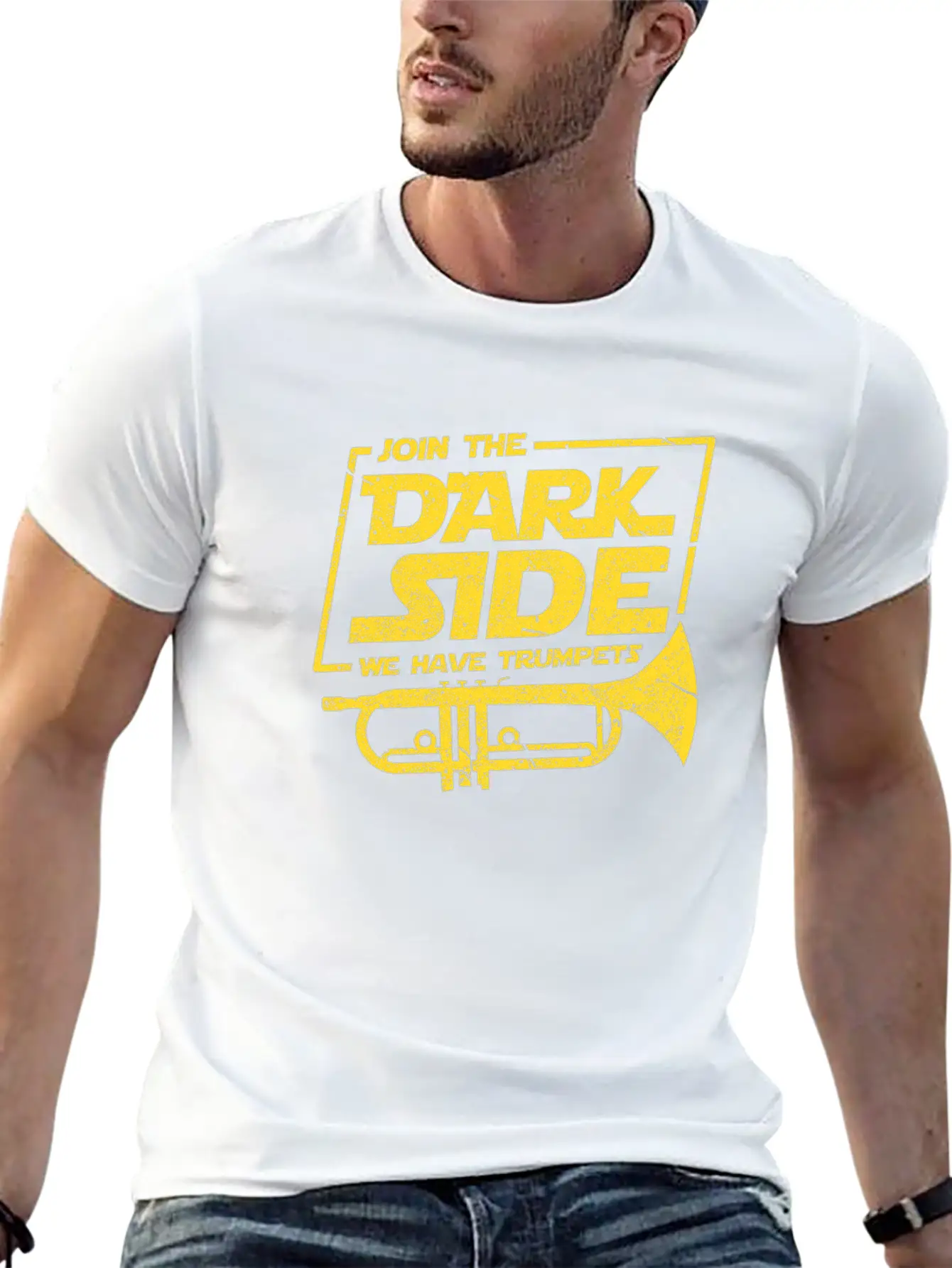 Trumpet Join The Dark Side We Have Trumpets Essential Unisex Summer Tee – Soft Cotton Casual Fit