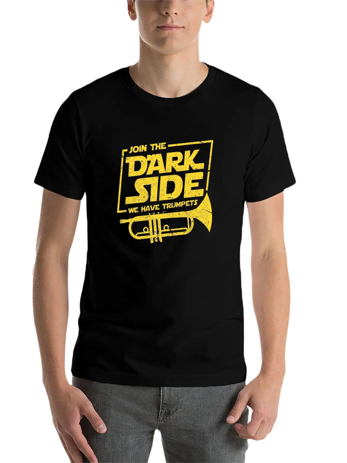 Trumpet Join The Dark Side We Have Trumpets Essential Unisex Summer Tee – Soft Cotton Casual Fit