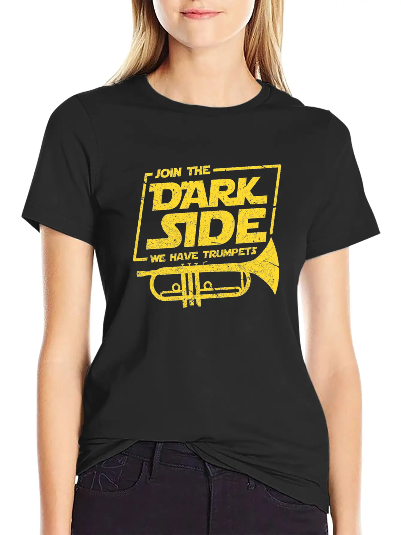 Trumpet Join The Dark Side We Have Trumpets Essential Unisex Summer Tee – Soft Cotton Casual Fit