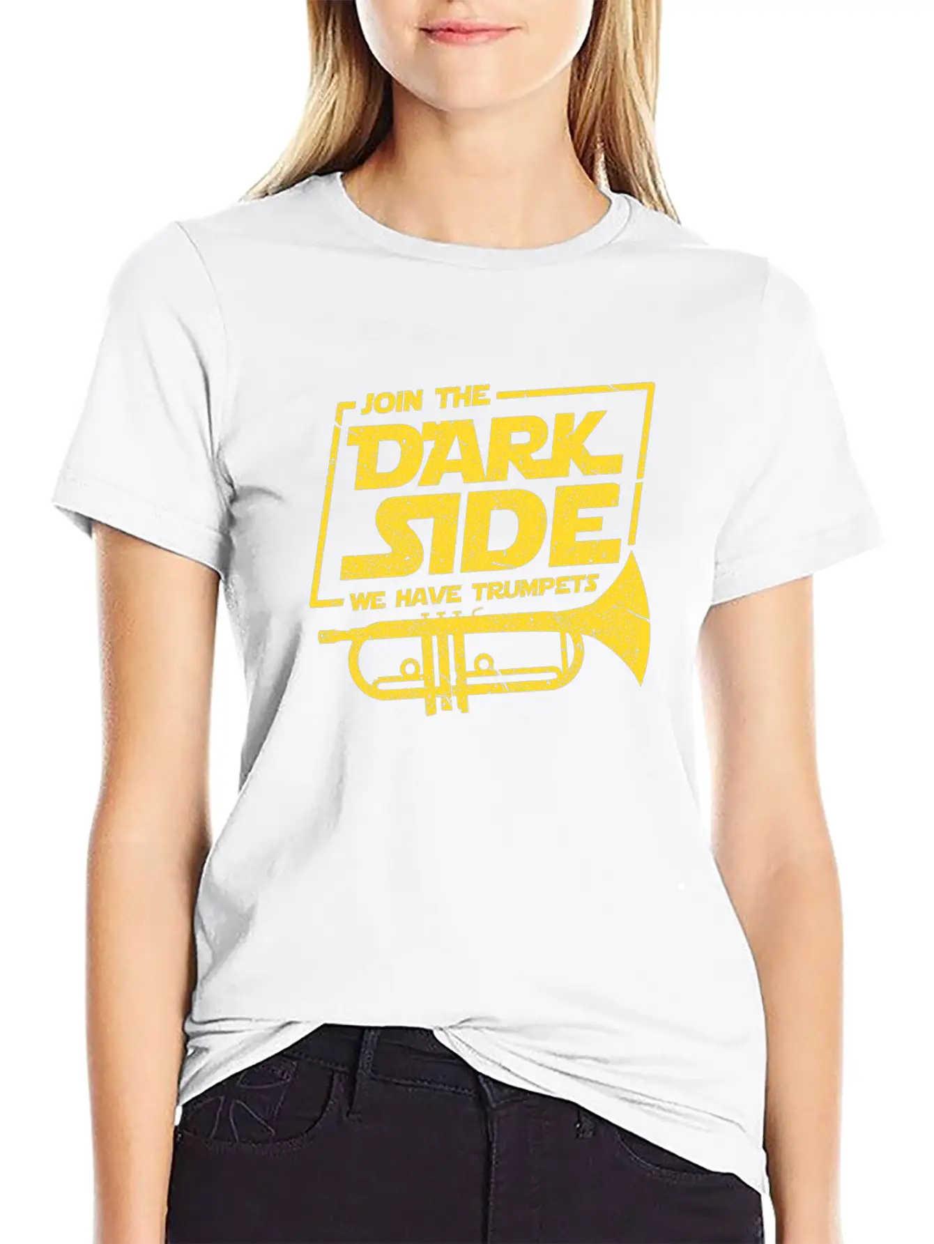Trumpet Join The Dark Side We Have Trumpets Essential Unisex Summer Tee – Soft Cotton Casual Fit