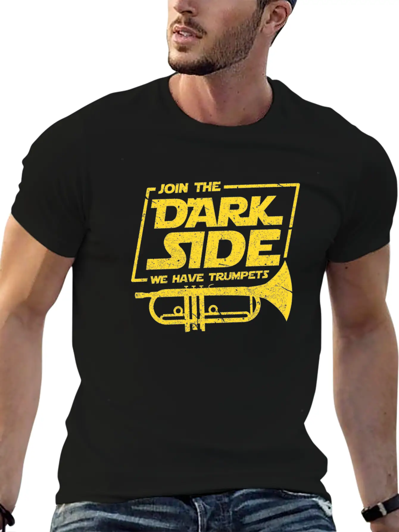 Trumpet Join The Dark Side We Have Trumpets Essential Unisex Summer Tee – Soft Cotton Casual Fit
