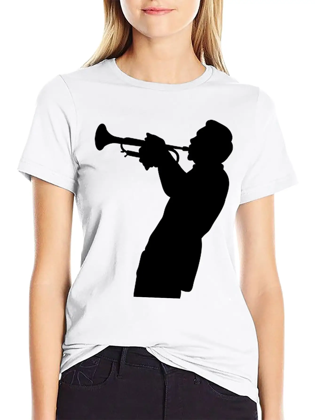 Trumpet Player Unisex Short Sleeve Soft Cotton T-Shirt – Casual Everyday Wear