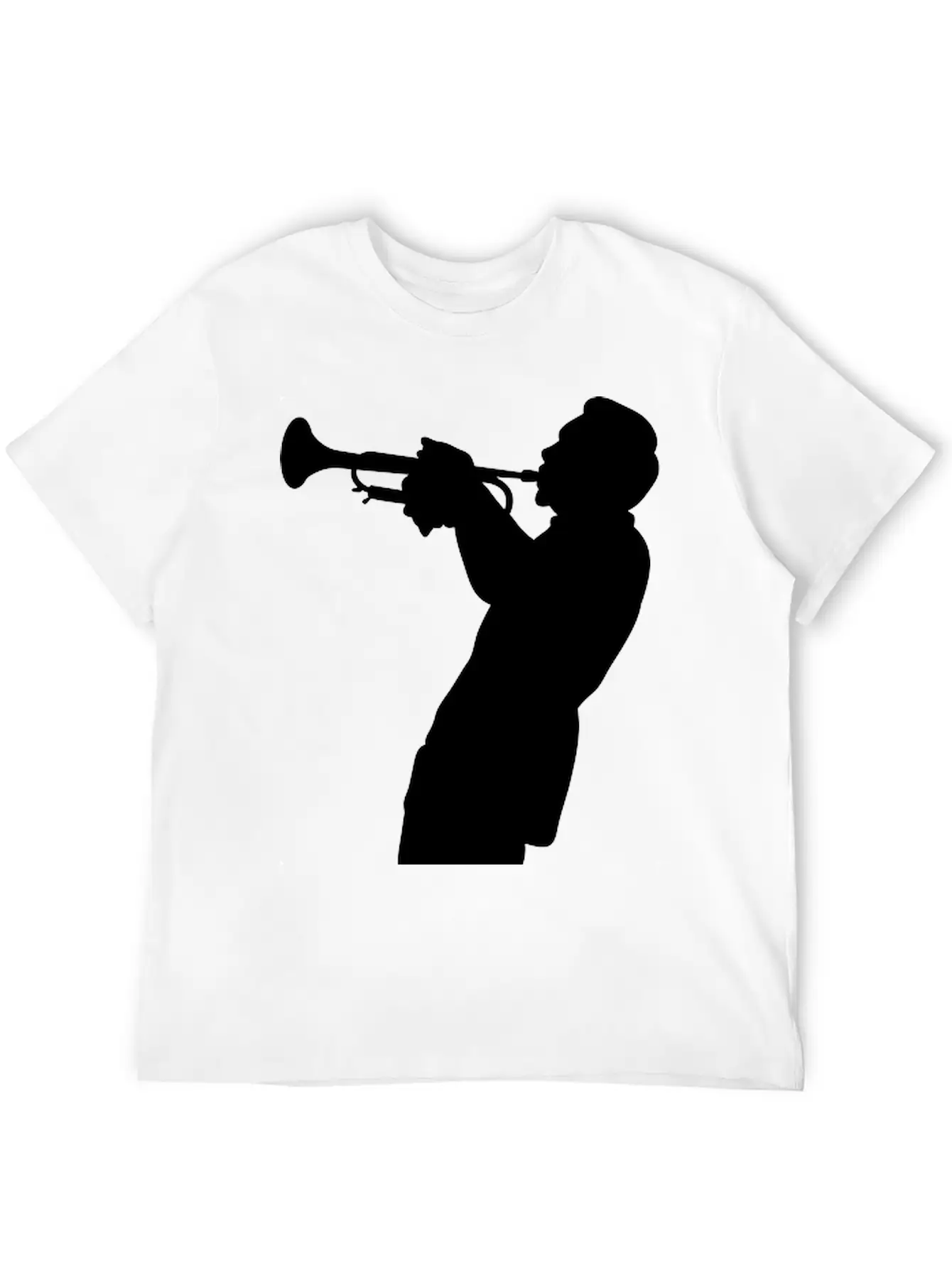 Trumpet Player Unisex Short Sleeve Soft Cotton T-Shirt – Casual Everyday Wear