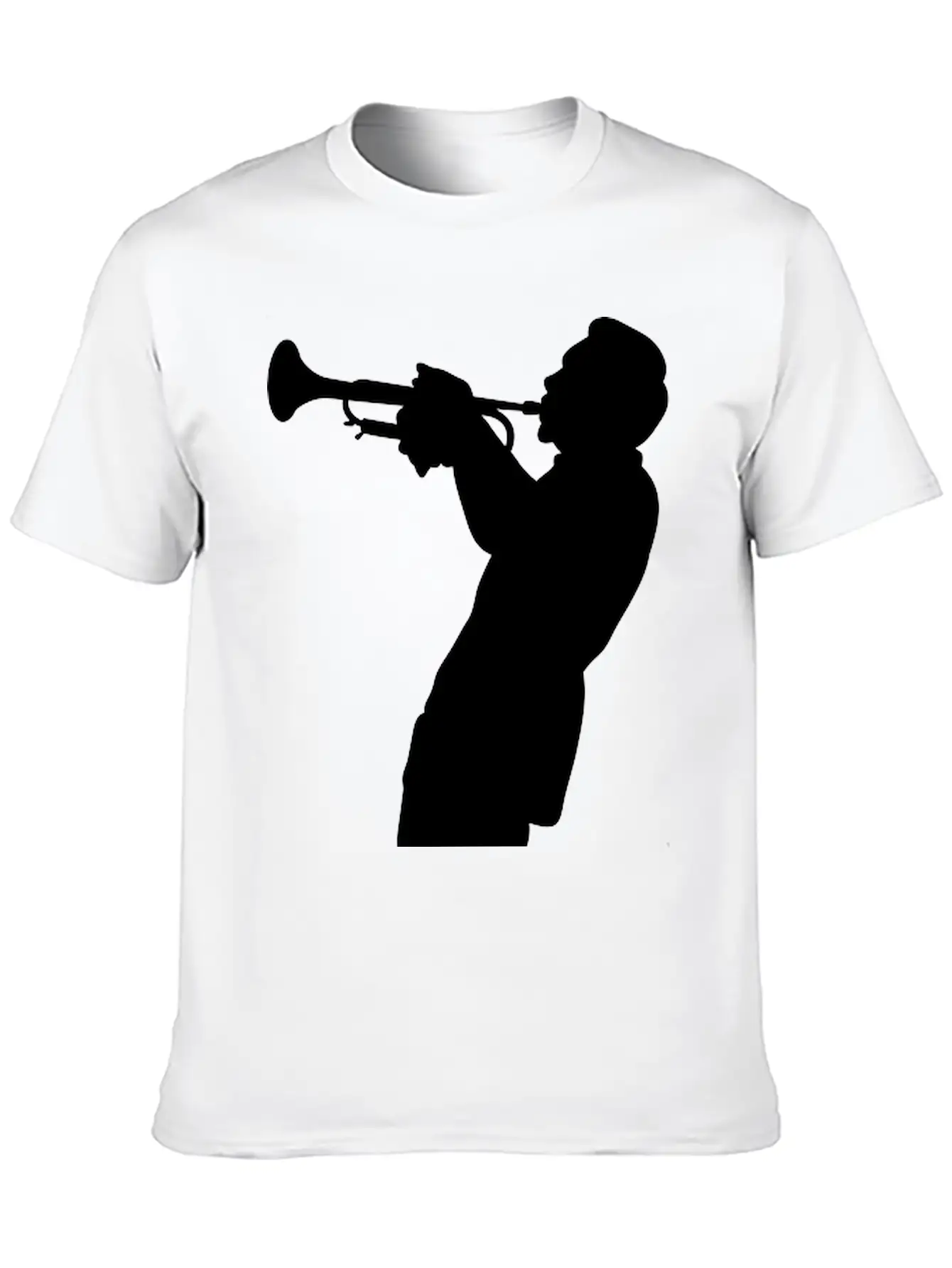 Trumpet Player Unisex Short Sleeve Soft Cotton T-Shirt – Casual Everyday Wear