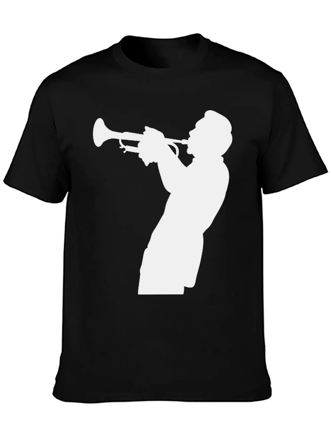 Trumpet Player Unisex Short Sleeve Soft Cotton T-Shirt – Casual Everyday Wear