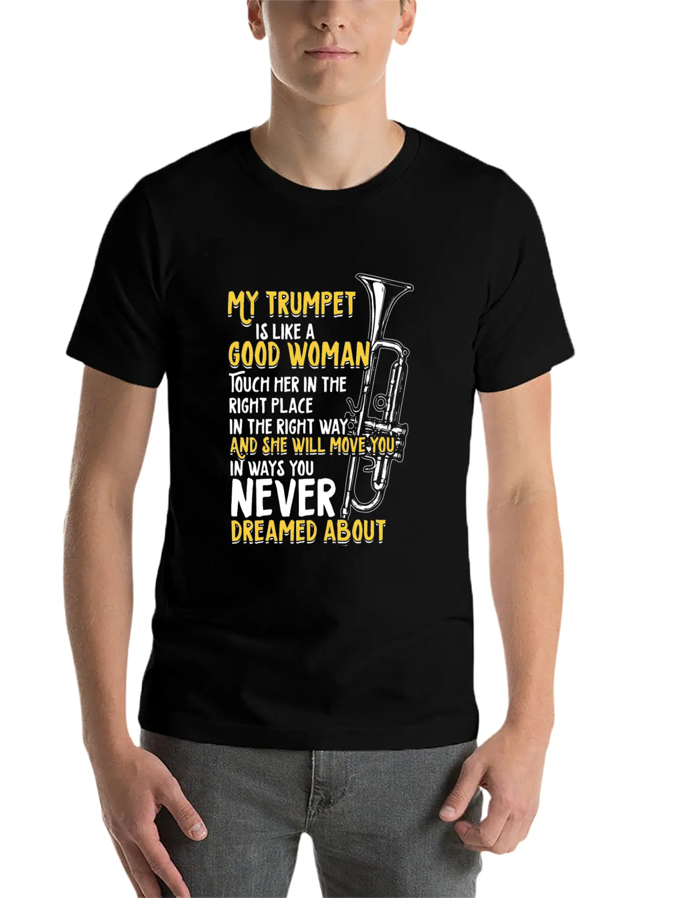 Trumpet Timeless Short Sleeve Tee – Comfy And Minimalist Design
