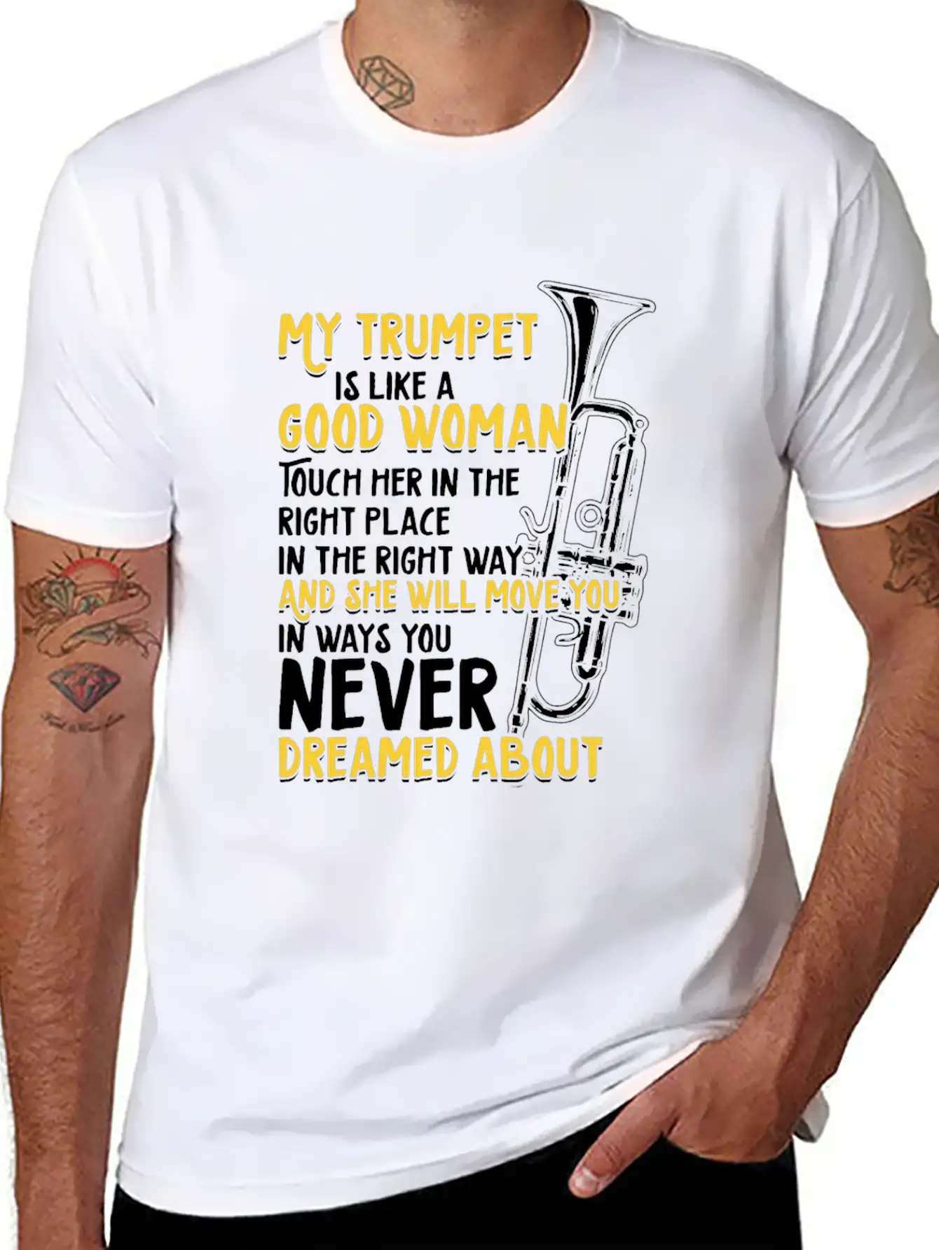 Trumpet Timeless Short Sleeve Tee – Comfy And Minimalist Design