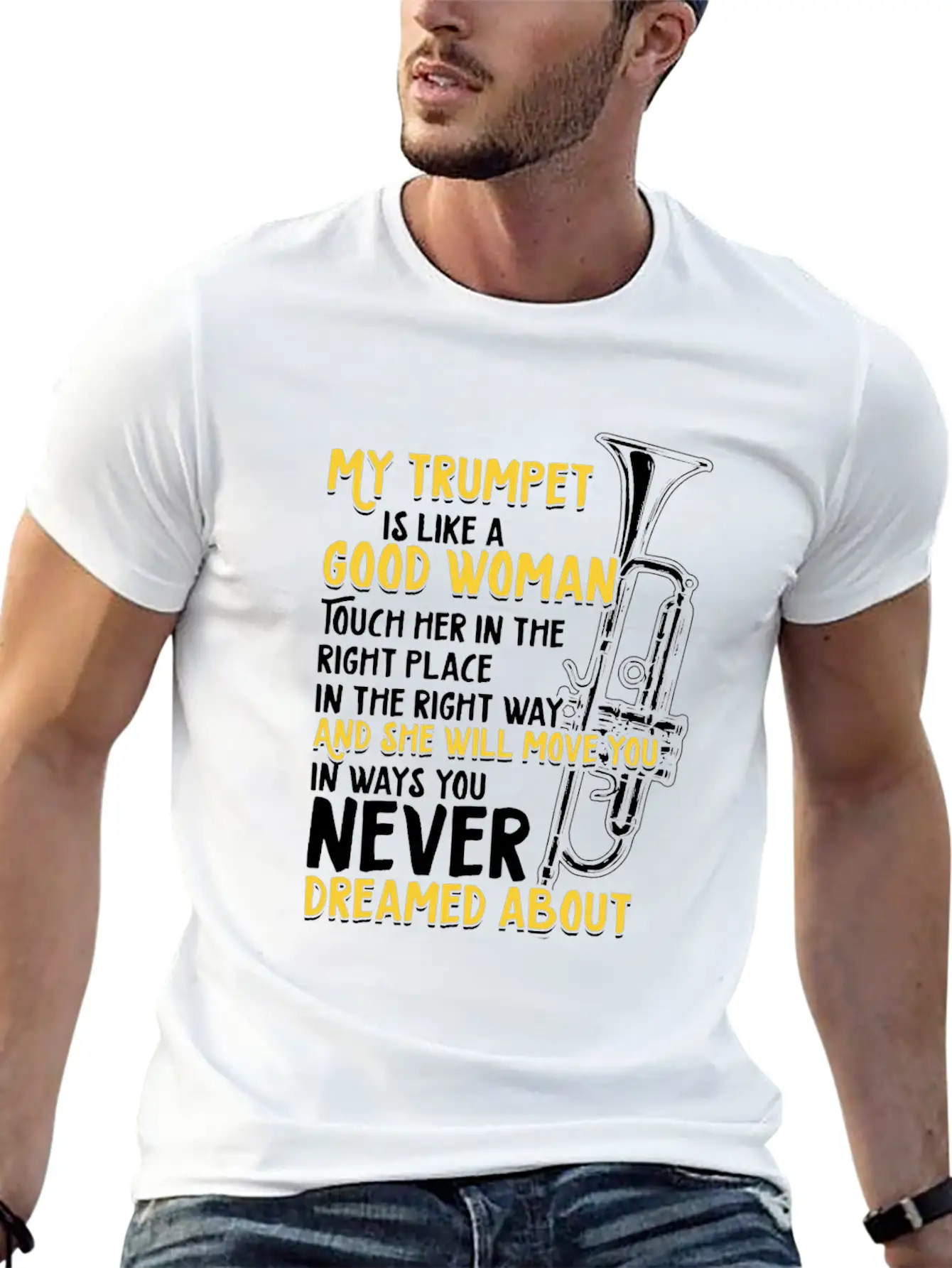 Trumpet Timeless Short Sleeve Tee – Comfy And Minimalist Design