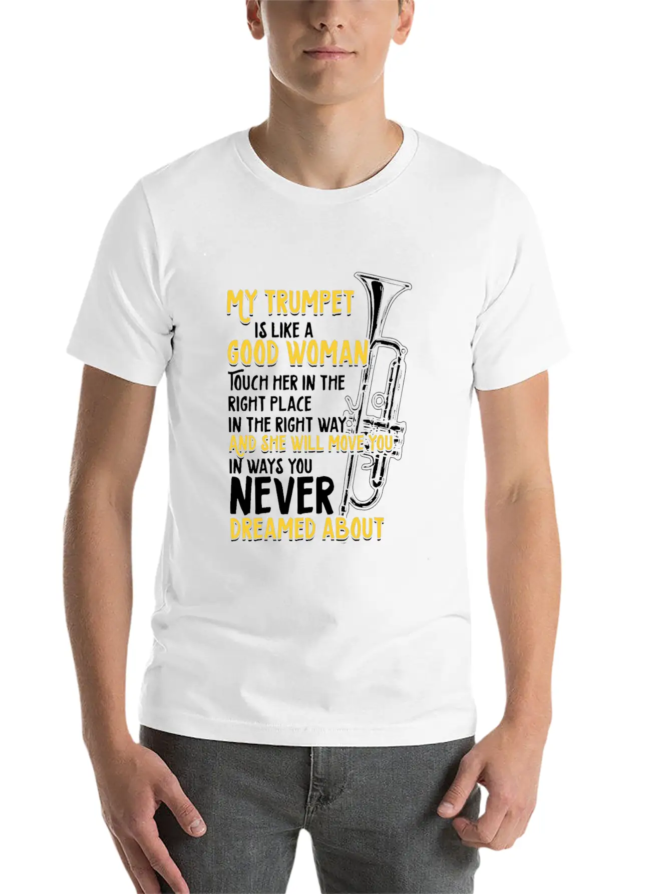Trumpet Timeless Short Sleeve Tee – Comfy And Minimalist Design