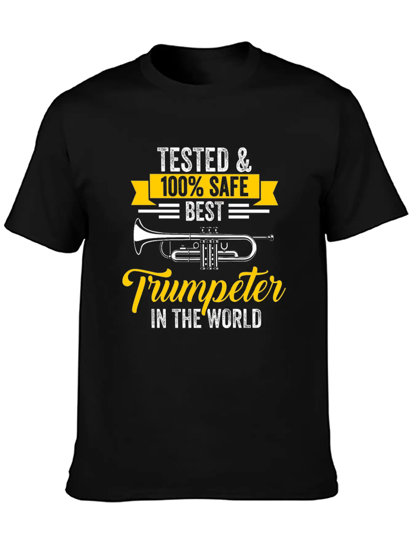 Trumpet Trumpet Player Musician Unisex Short Sleeve Soft Cotton T-Shirt – Casual Everyday Wear