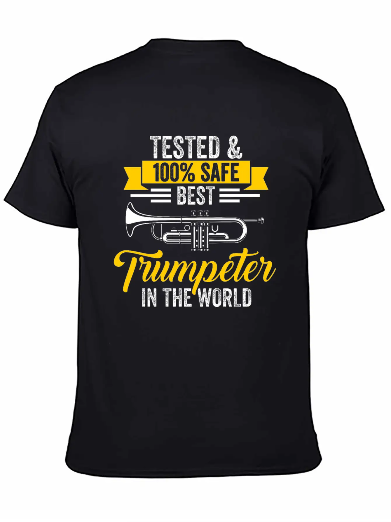 Trumpet Trumpet Player Musician Unisex Short Sleeve Soft Cotton T-Shirt – Casual Everyday Wear