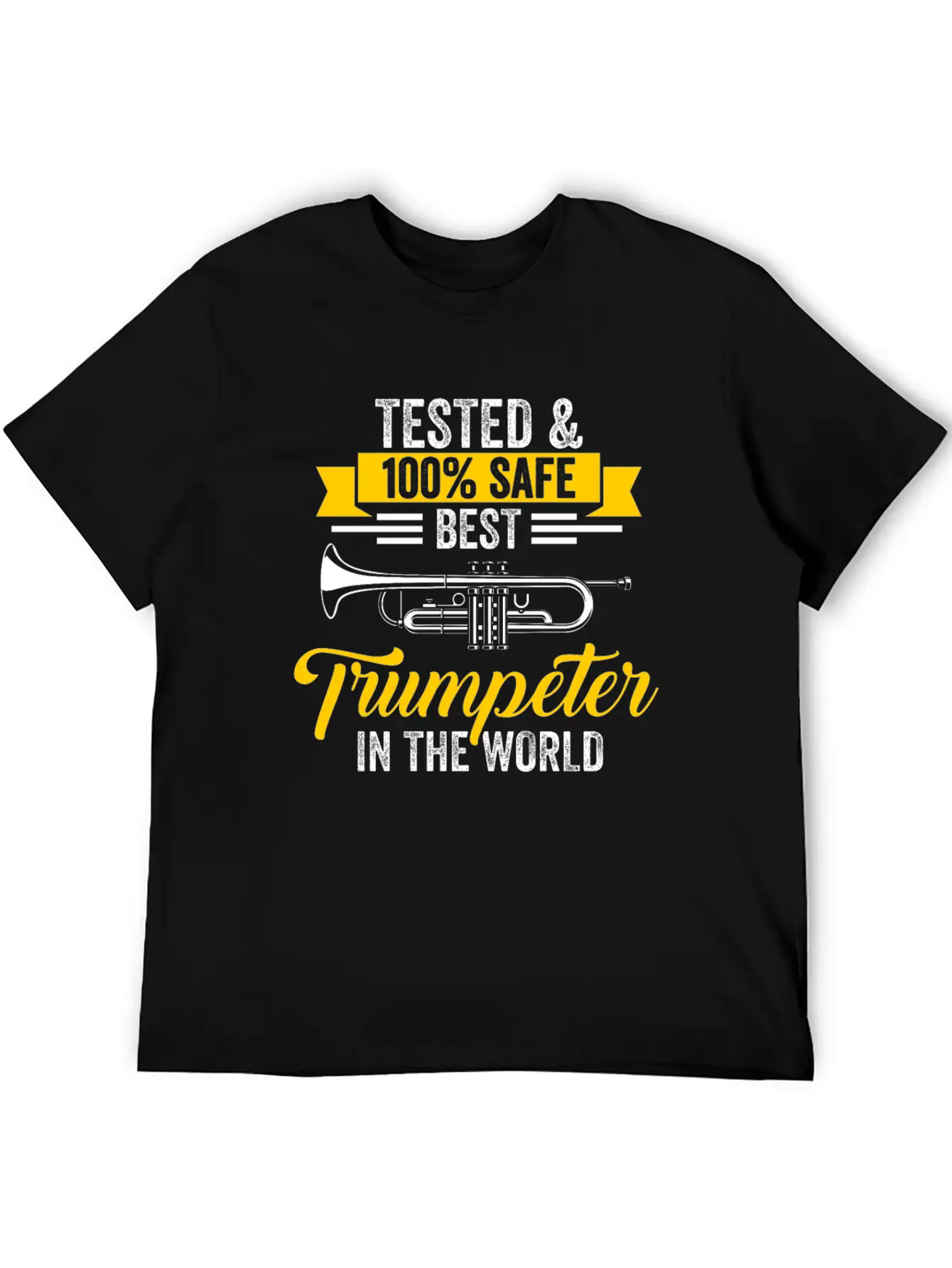 Trumpet Trumpet Player Musician Unisex Short Sleeve Soft Cotton T-Shirt – Casual Everyday Wear